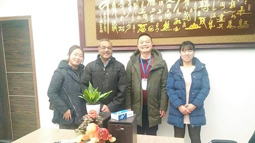 2018年1月6日印度客戶來(lái)我司考察-諾天科技